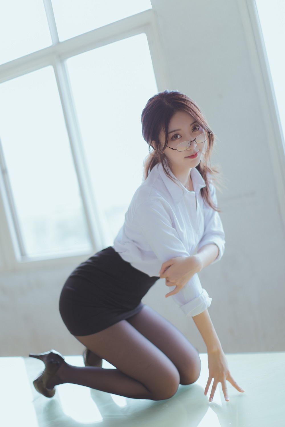 黑川-教师OL[45P] COS网红博主 预览2图