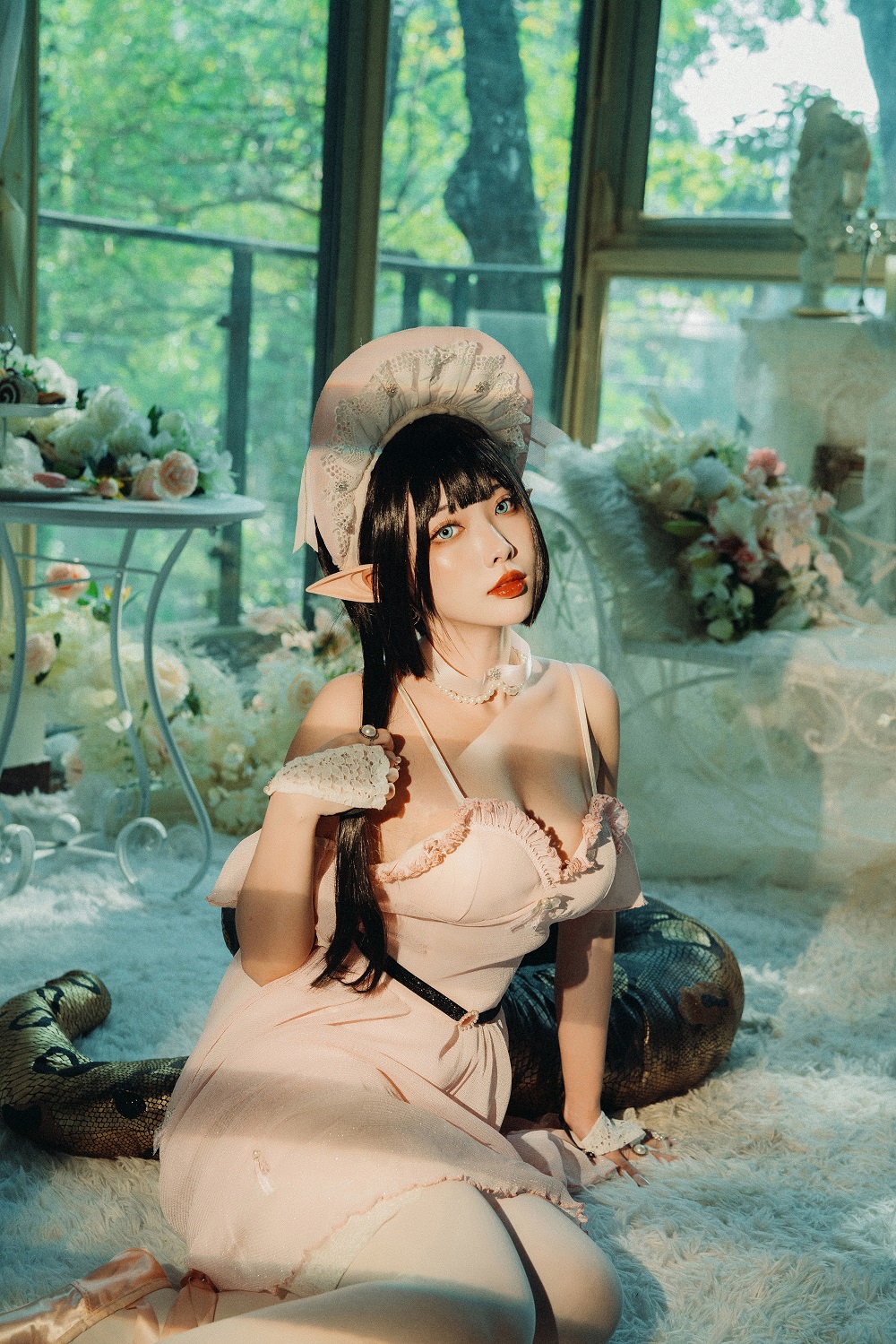 宫本桜-明日方舟-森蚺芭蕾[33P] COS网红博主 预览1图