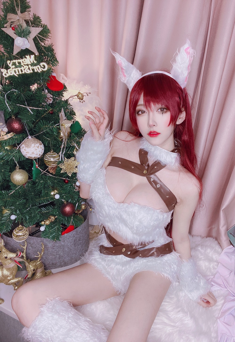 啾小妍Deer-暗夜猫女[30P] COS网红博主 预览2图