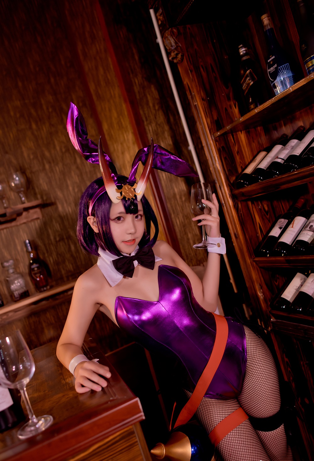 蓝小沂KiKi-FGO-酒吞童子[9P] COS网红博主 预览1图