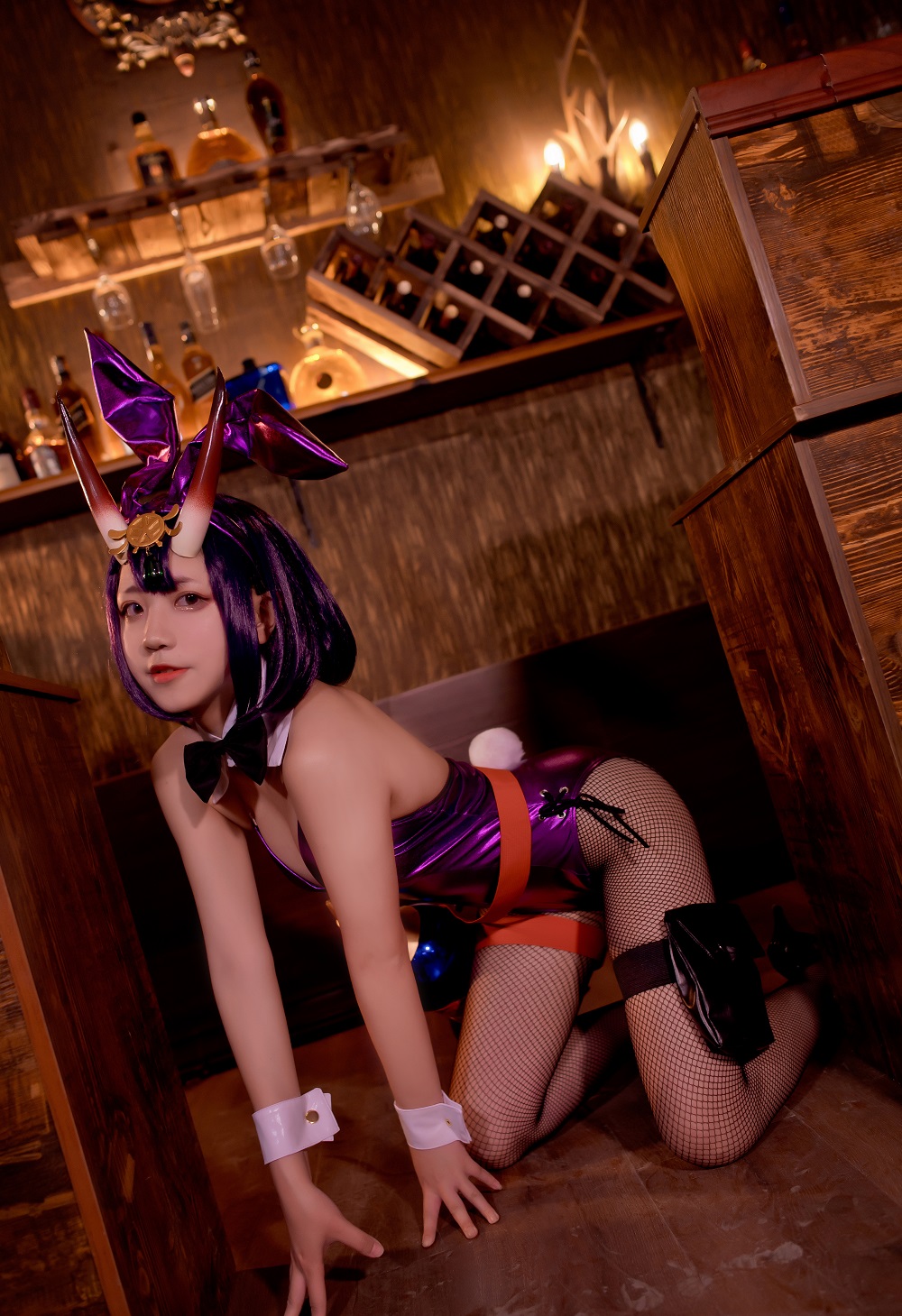 蓝小沂KiKi-FGO-酒吞童子[9P] COS网红博主 预览2图