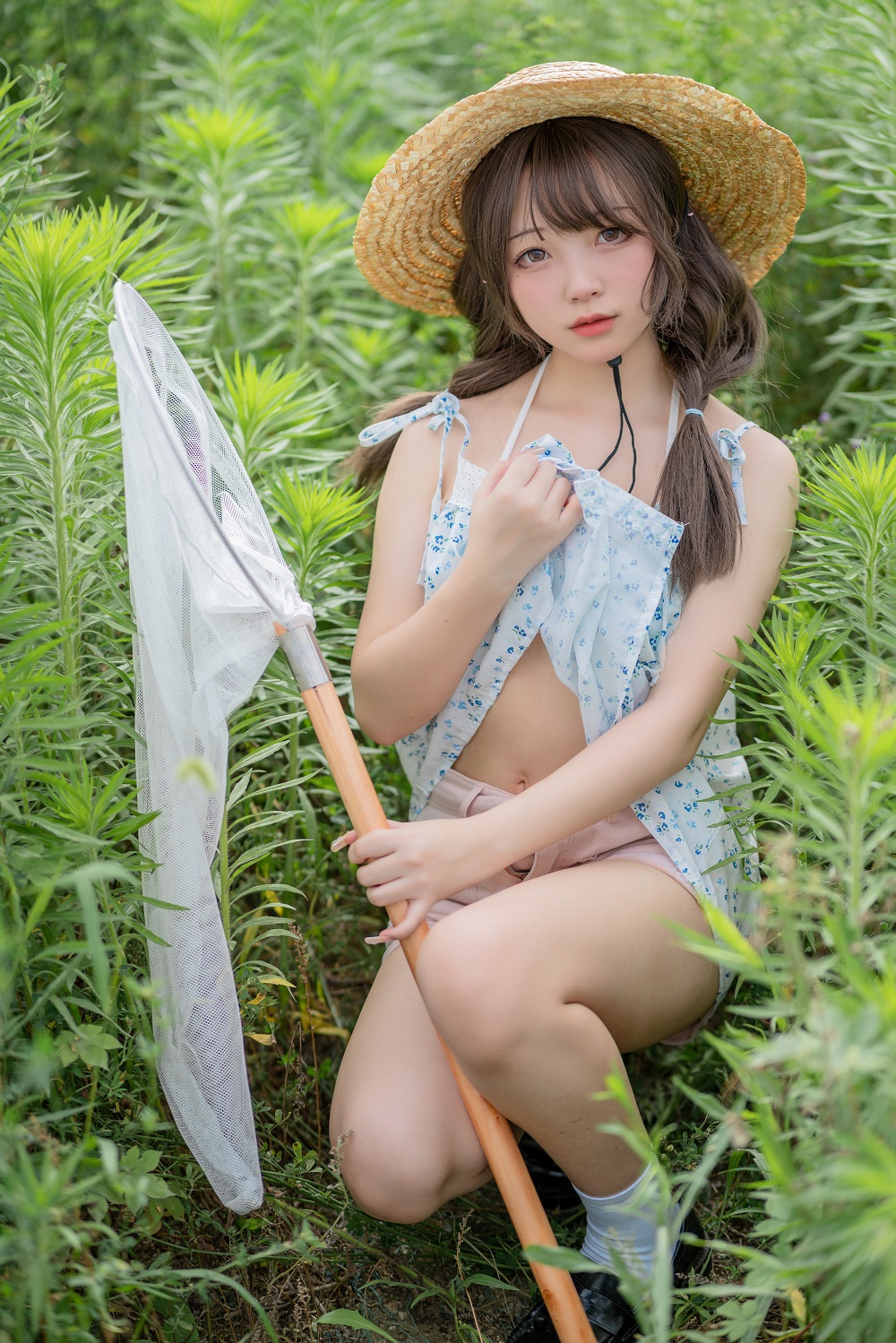 花铃-田野捕蝉[39P] COS网红博主 预览2图