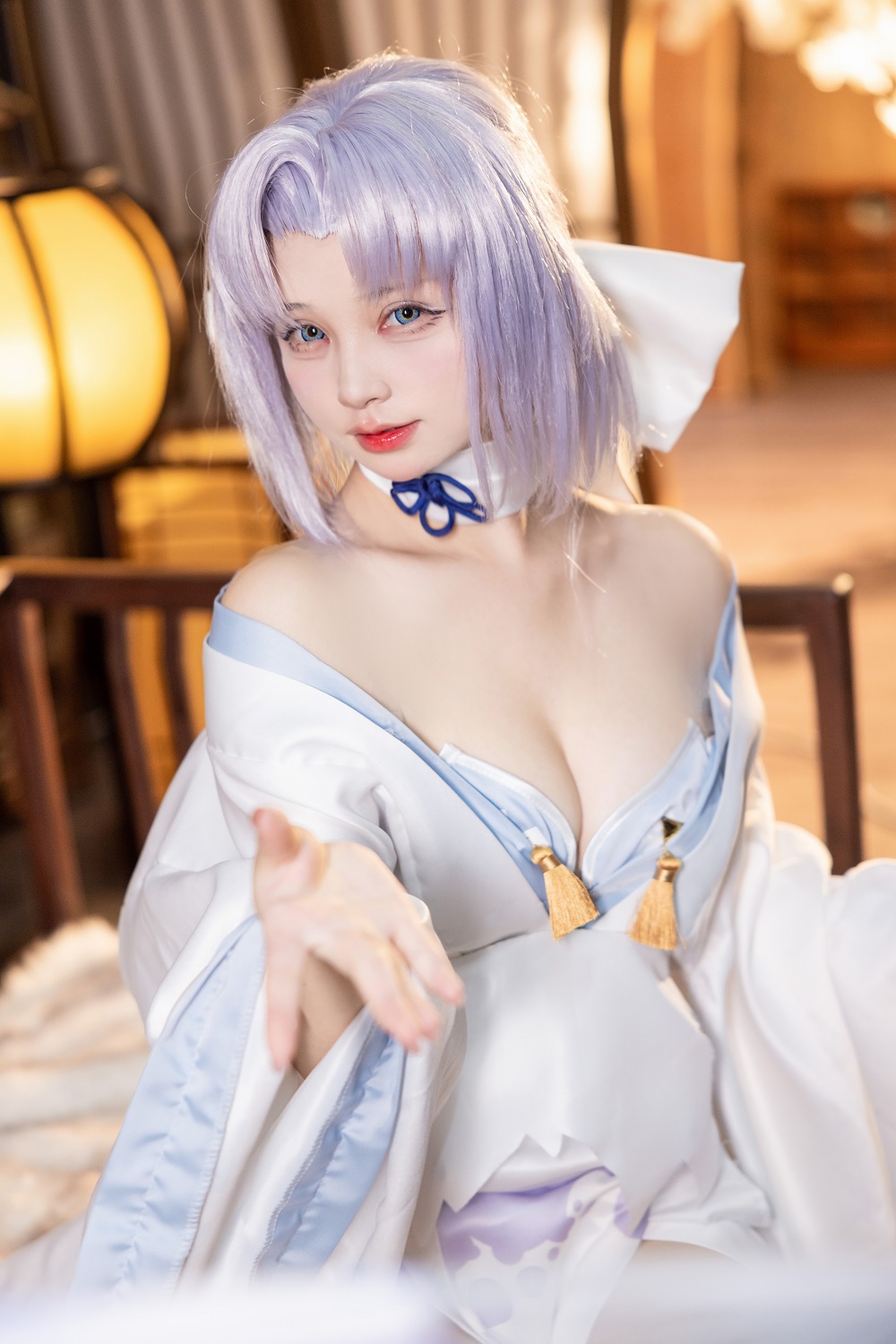 花铃-闪乱神乐-雪泉修[18P] COS网红博主 预览2图