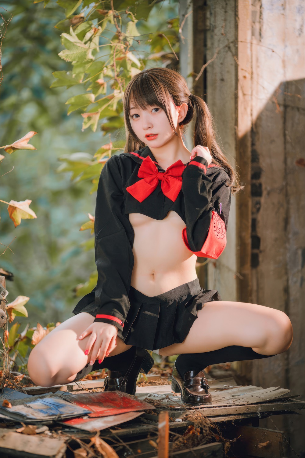 花铃-南半球JK[126P] COS网红博主 预览2图