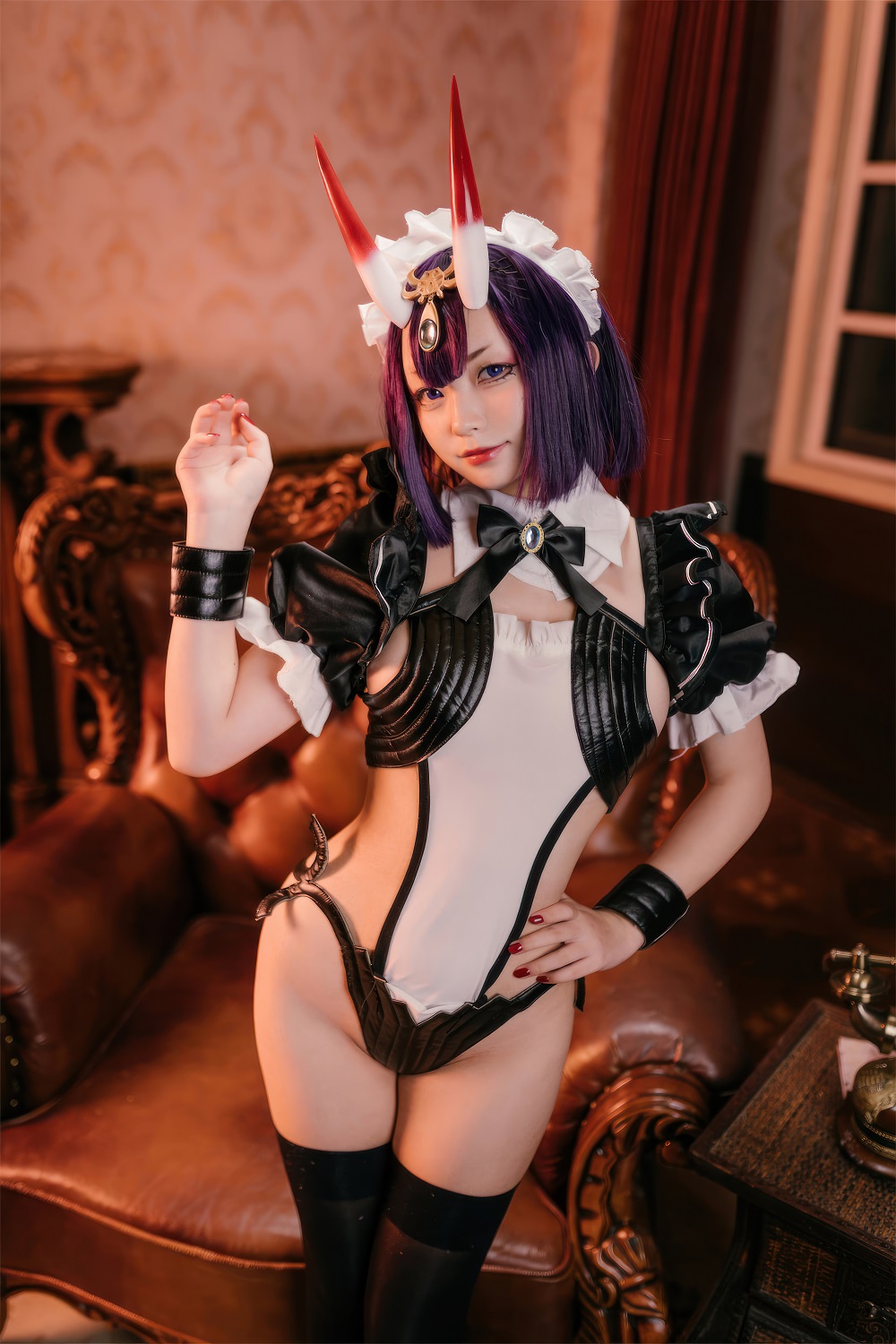 花铃-FGO-酒吞童子女仆[72P] COS网红博主 预览2图