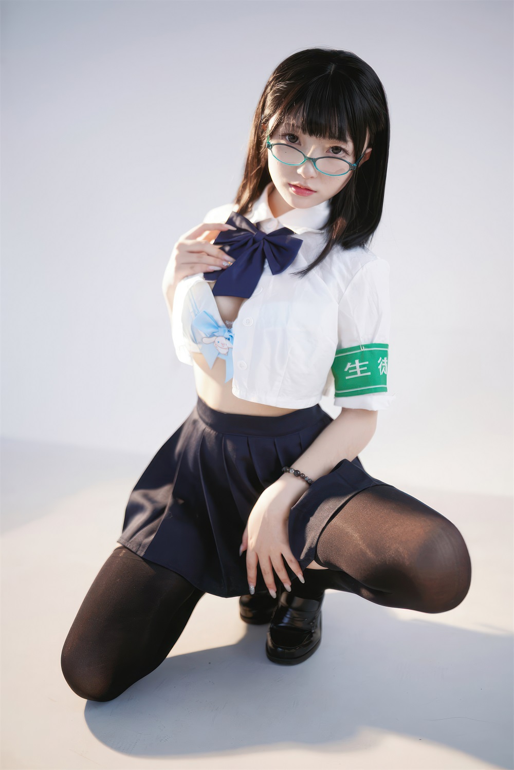 花铃-生徒会长[61P] COS网红博主 预览1图