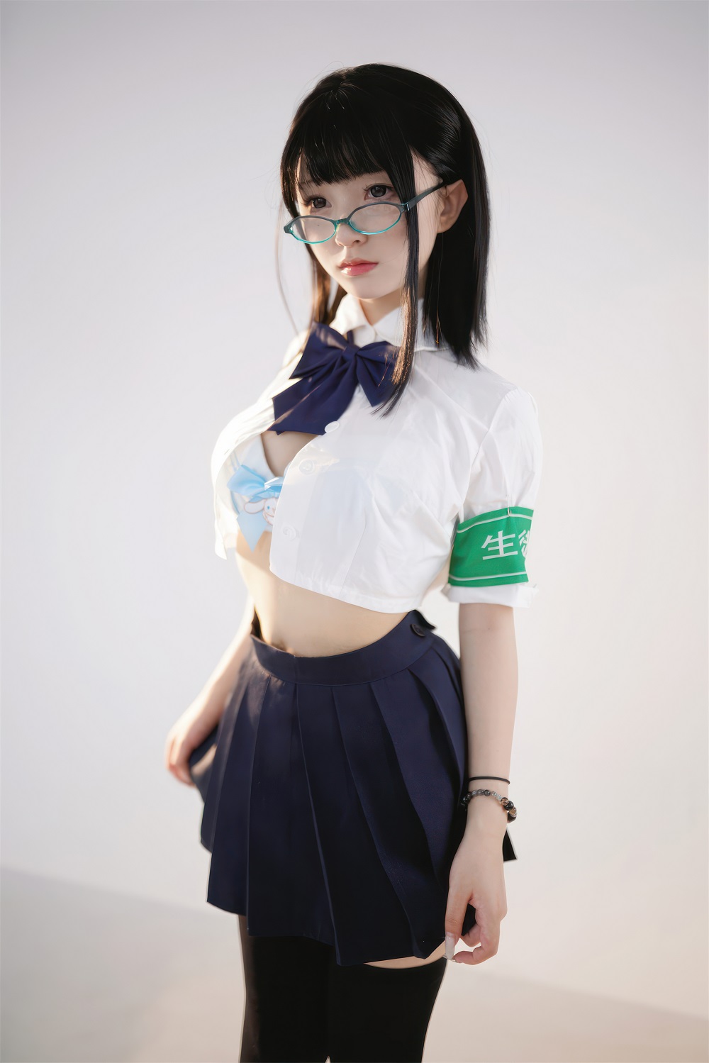 花铃-生徒会长[61P] COS网红博主 预览2图