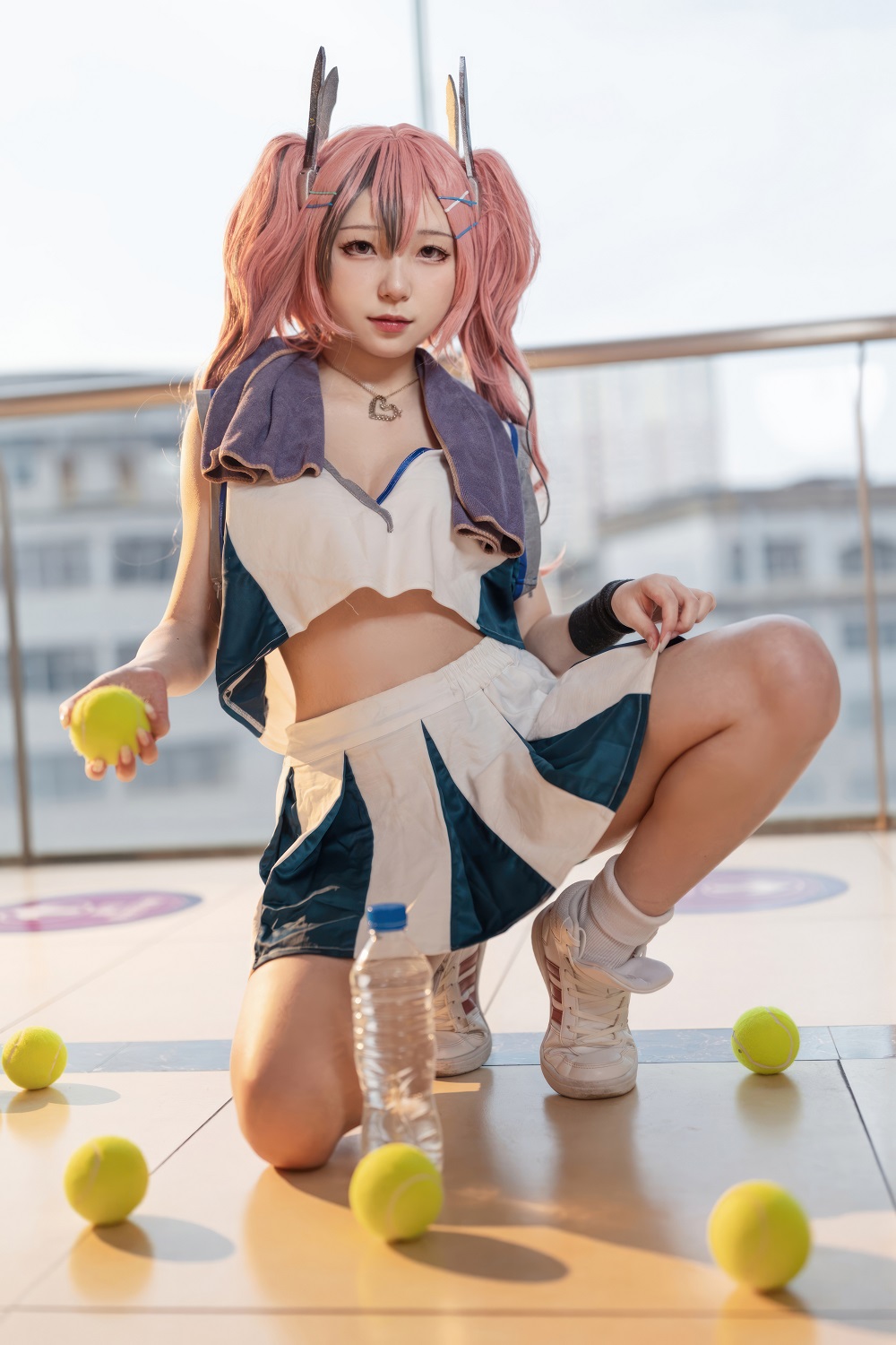 花铃-碧蓝航线-布莱默顿运动服[29P] COS网红博主 预览2图