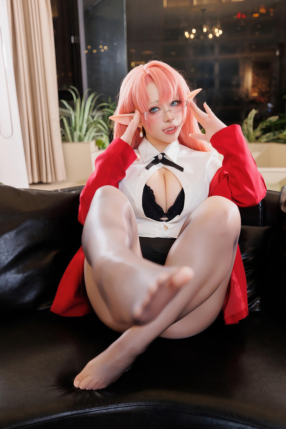 胡桃猫Kurumineko-碧蓝航线-约克公爵[103P] COS网红博主 预览2图