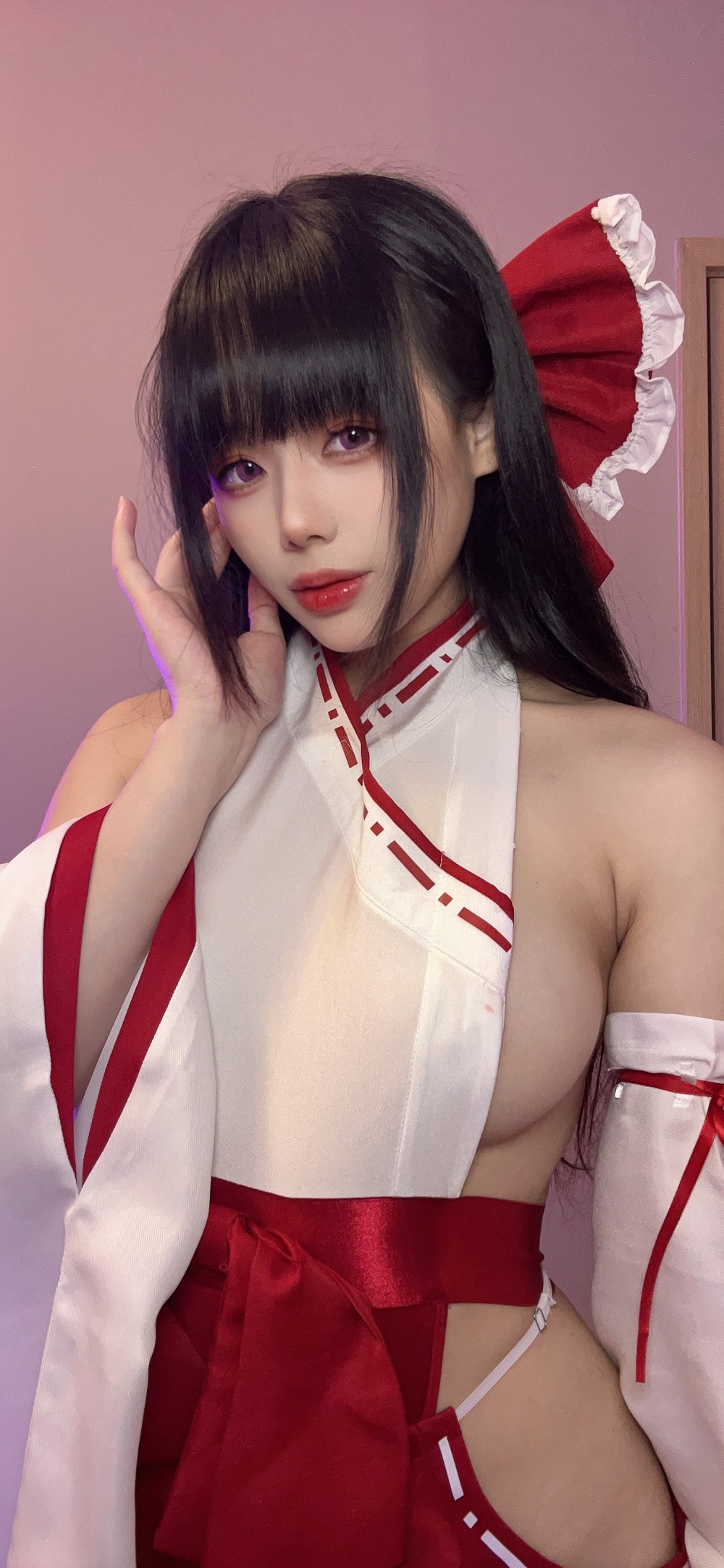 九言-巫女的爱[30P+2V] COS网红博主 预览2图