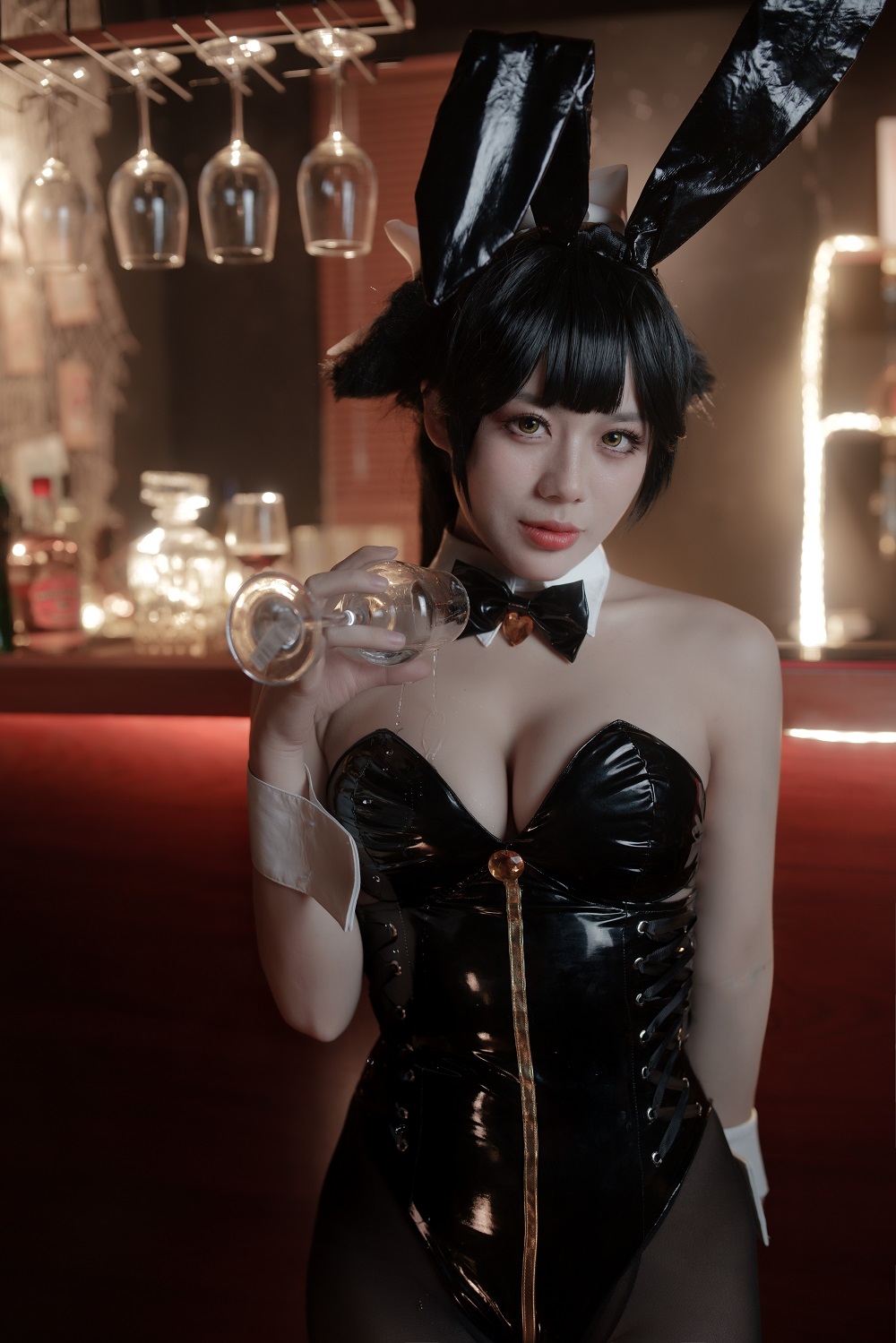 九言-碧蓝航线-高雄兔女郎[24P] COS网红博主 预览2图
