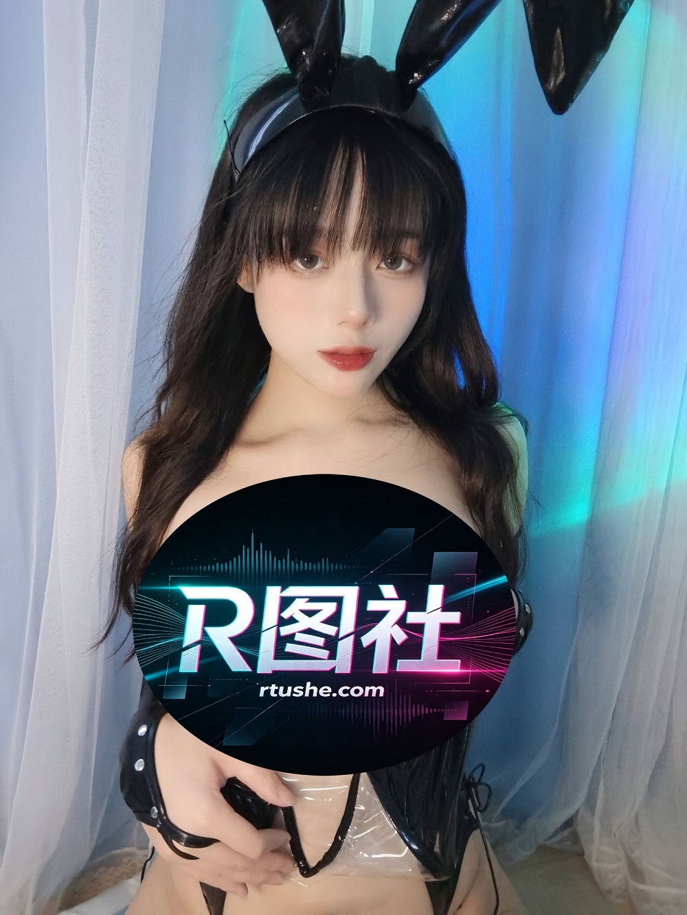 九言-绝版私购-透明兔女郎[13P+5V] COS网红博主 预览2图