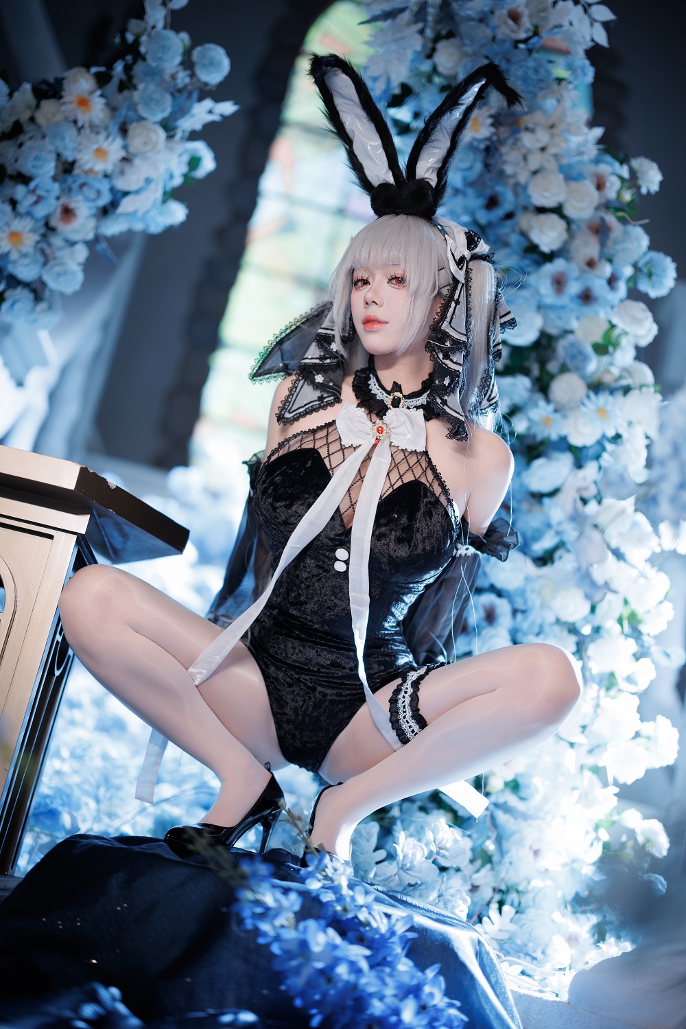 九言-碧蓝航线-可畏兔女郎[48P+1V] COS网红博主 预览1图