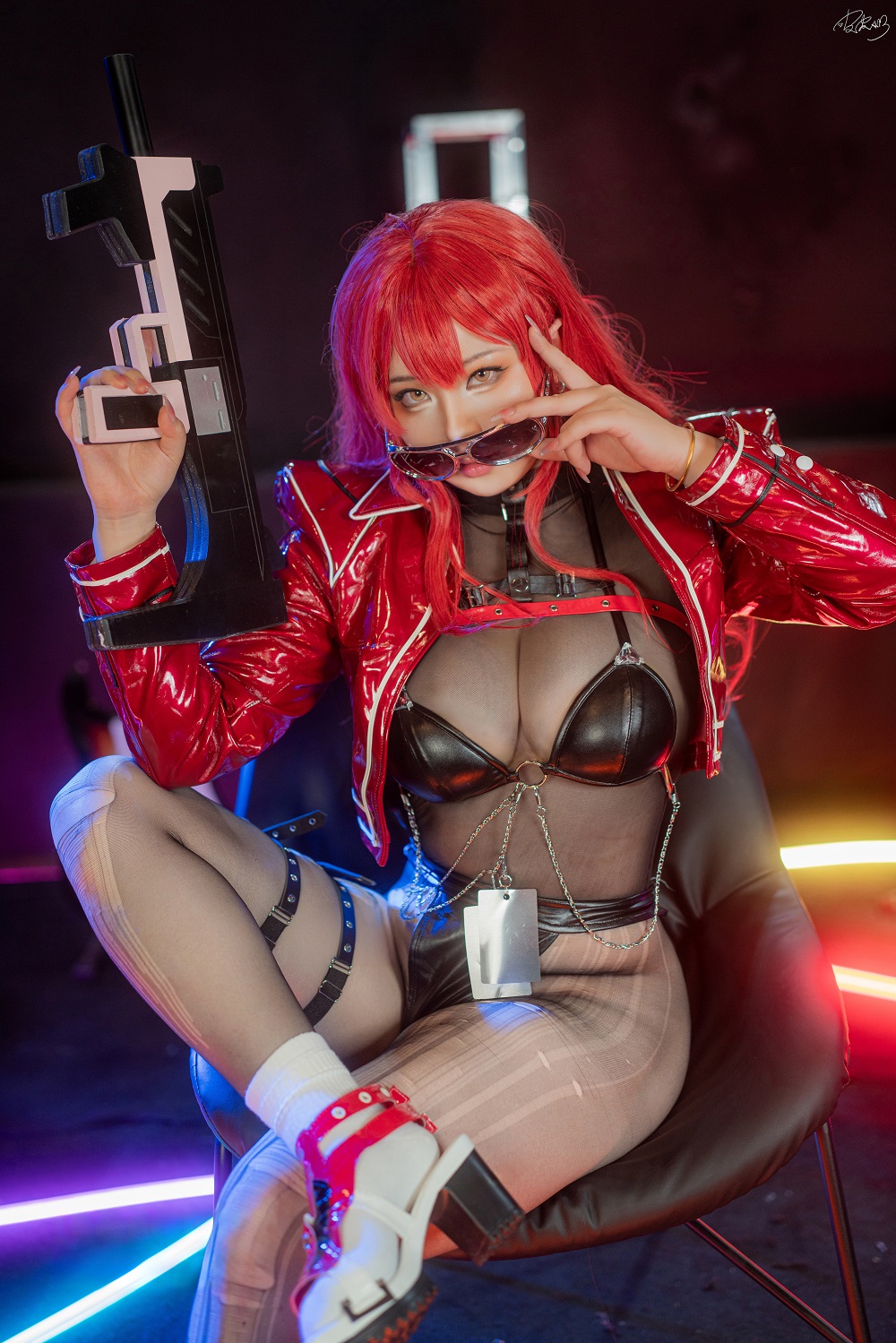 超皮皮皮奶-Nikke胜利女神-沃纶姆[58P+1V] COS网红博主 预览2图