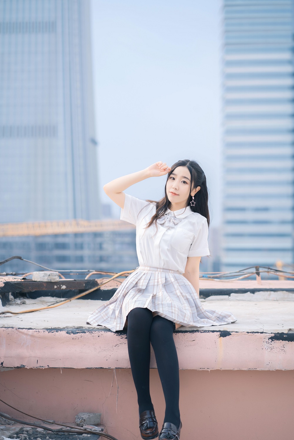 穆零Mu0-天台JK[21P] COS网红博主 预览1图