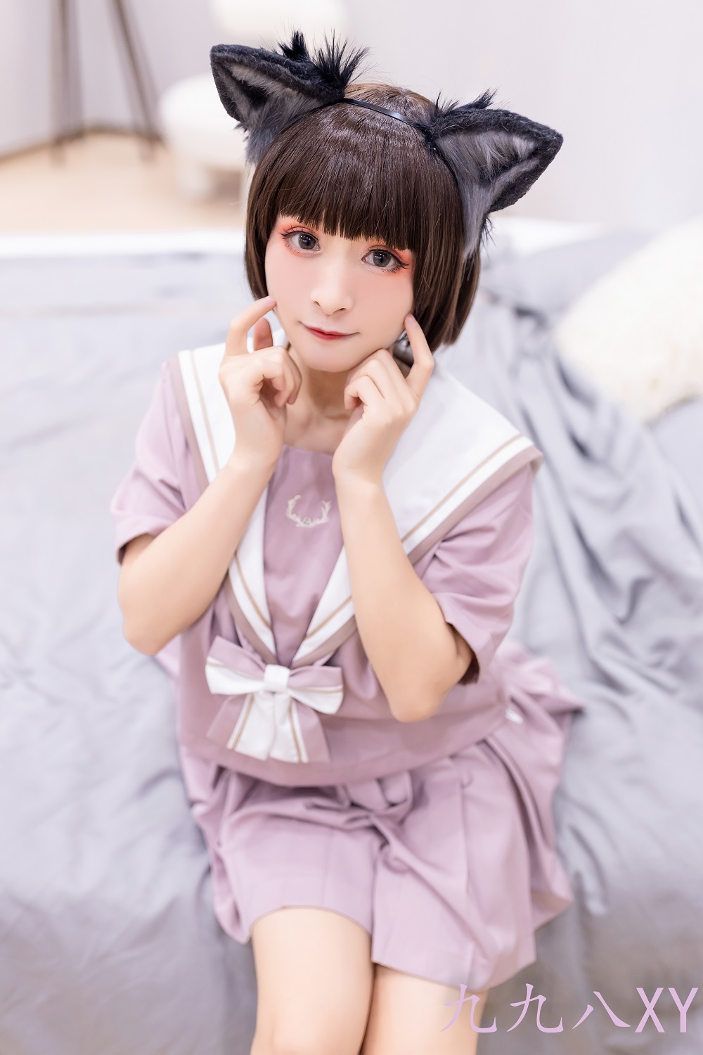 九九八吖-大灰狼[53P] COS网红博主 预览1图