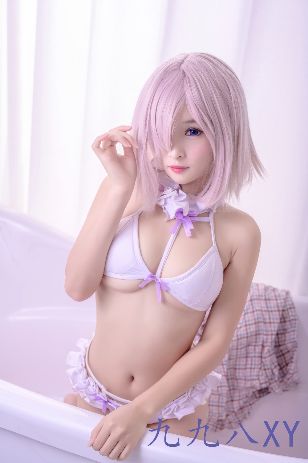 九九八吖-FGO-玛修内衣[23P] COS网红博主 预览1图