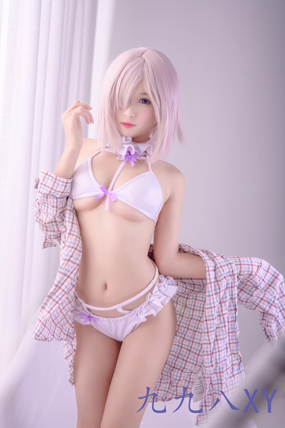 九九八吖-FGO-玛修内衣[23P] COS网红博主 预览2图