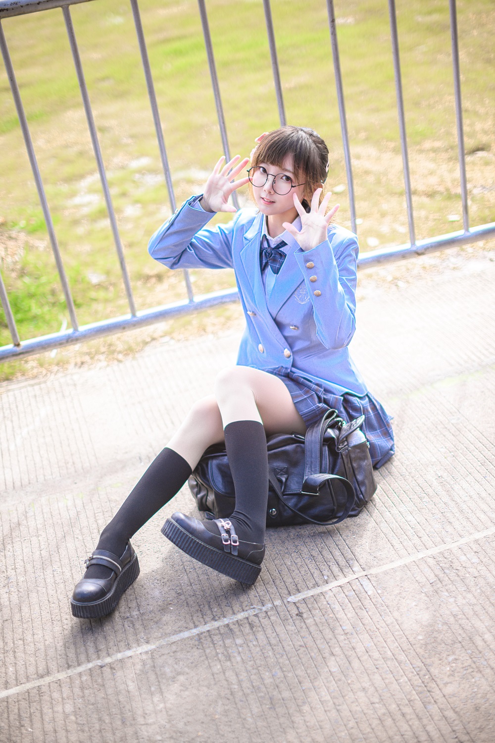 名濑弥七-夏日学妹[9P] COS网红博主 预览1图