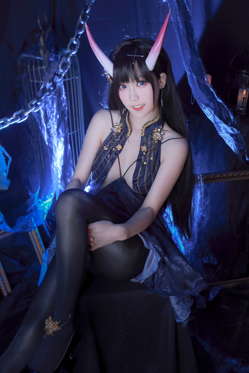 流年不停w-碧蓝航线-能代礼服[22P] COS网红博主 预览2图