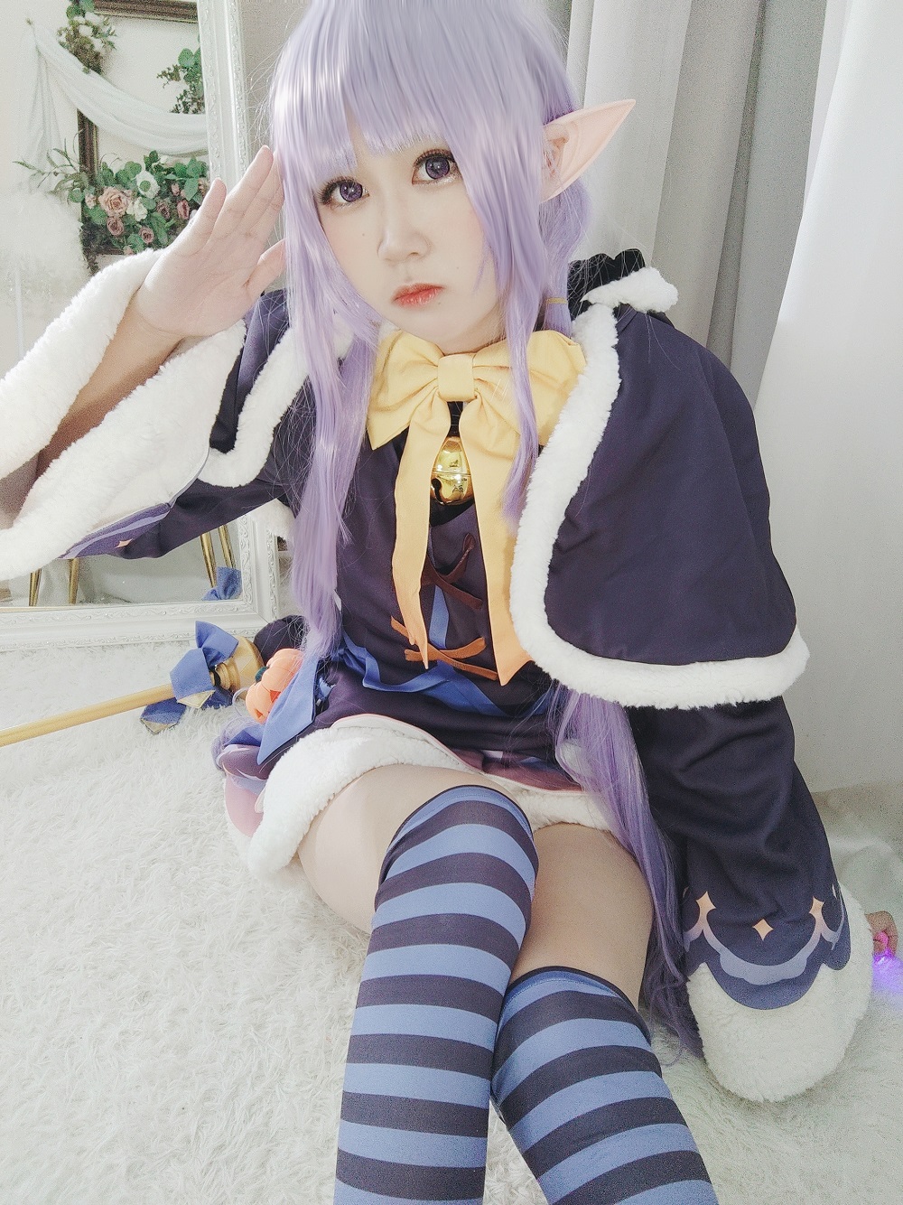 流年不停w-公主连结-冰川镜华万圣节[44P+3V] COS网红博主 预览1图