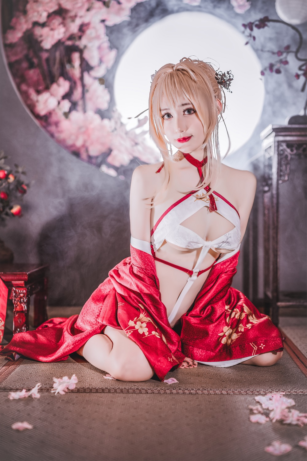 木之本果-花容本-光荣·凉夜香雪[21P] COS网红博主 预览2图