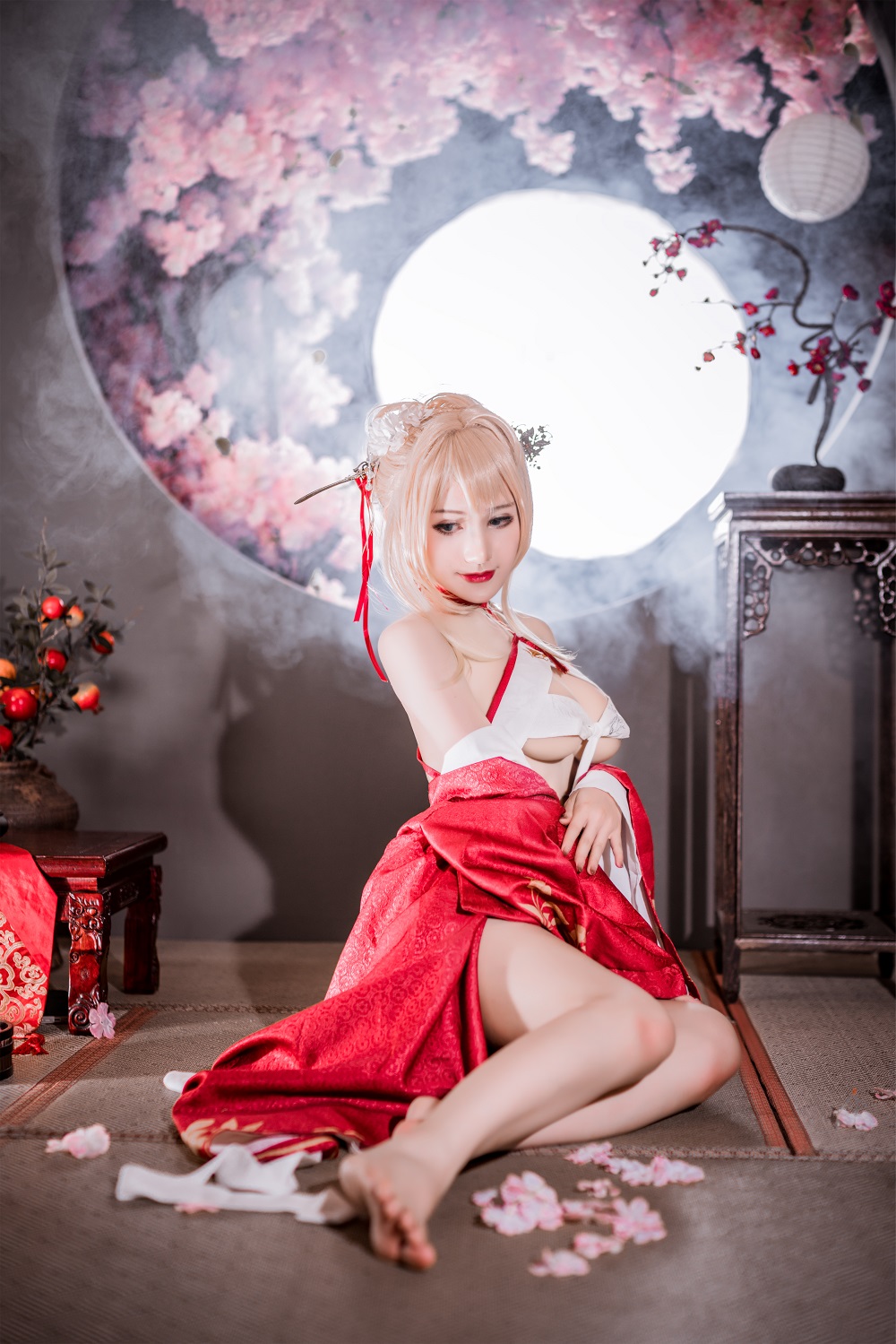 木之本果-花容本-光荣·凉夜香雪[21P] COS网红博主 预览1图