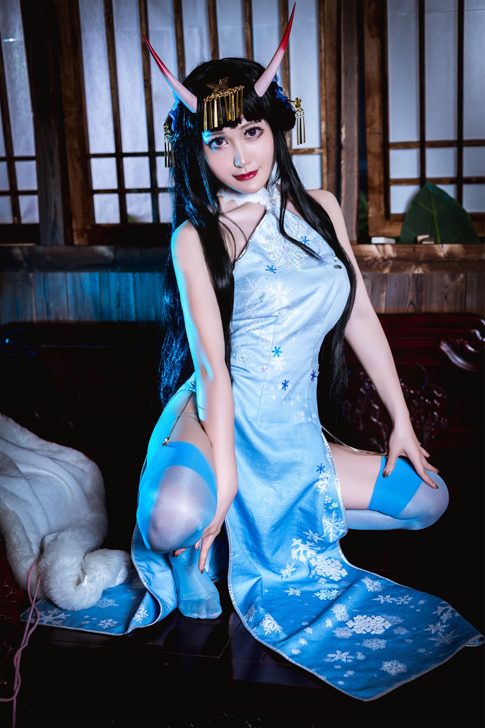 木之本果-花容本-能代·冬雪沁香[20P] COS网红博主 预览1图
