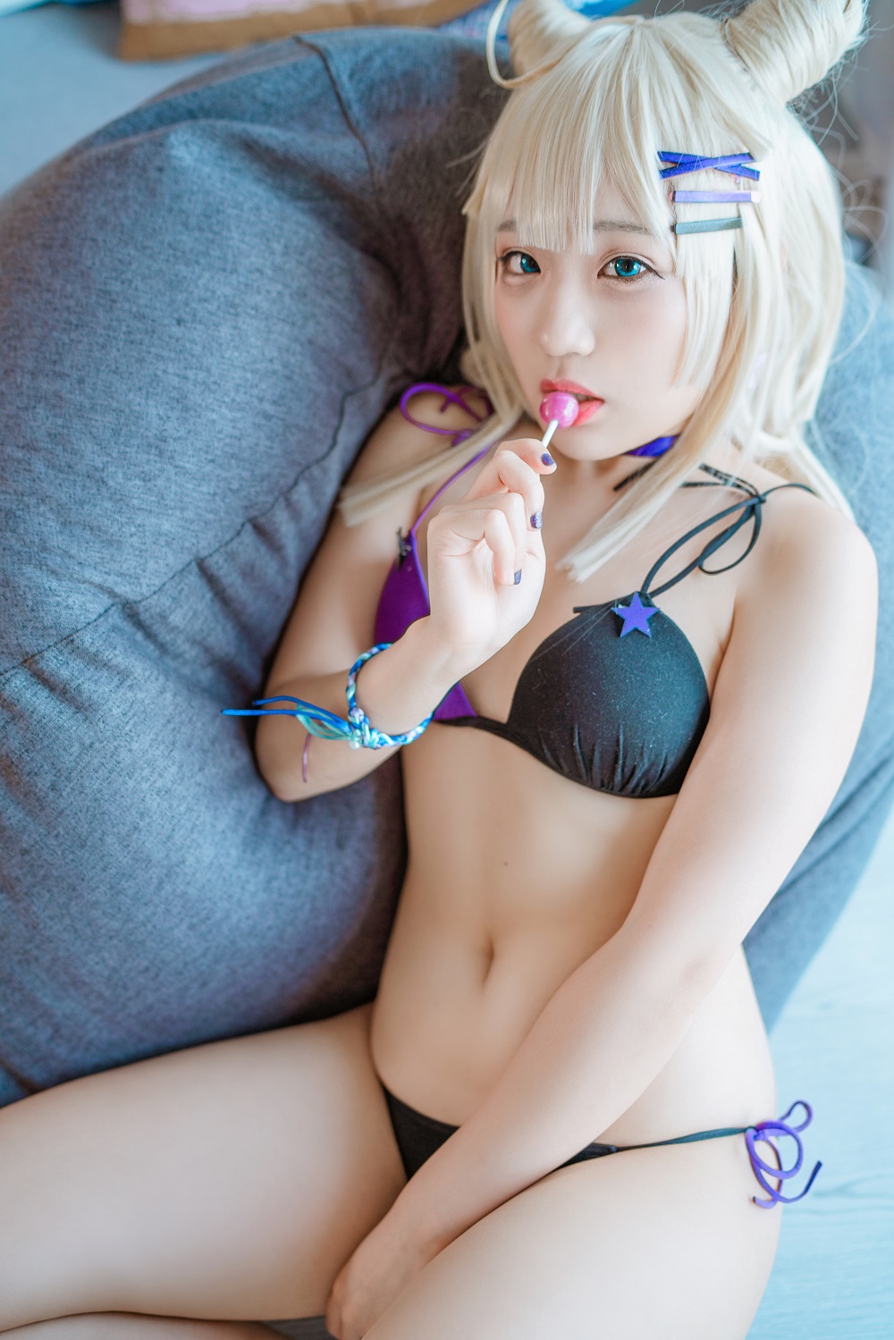 弥美Mime-少女前线-AA12无烟棒棒糖[27P] COS网红博主 预览2图