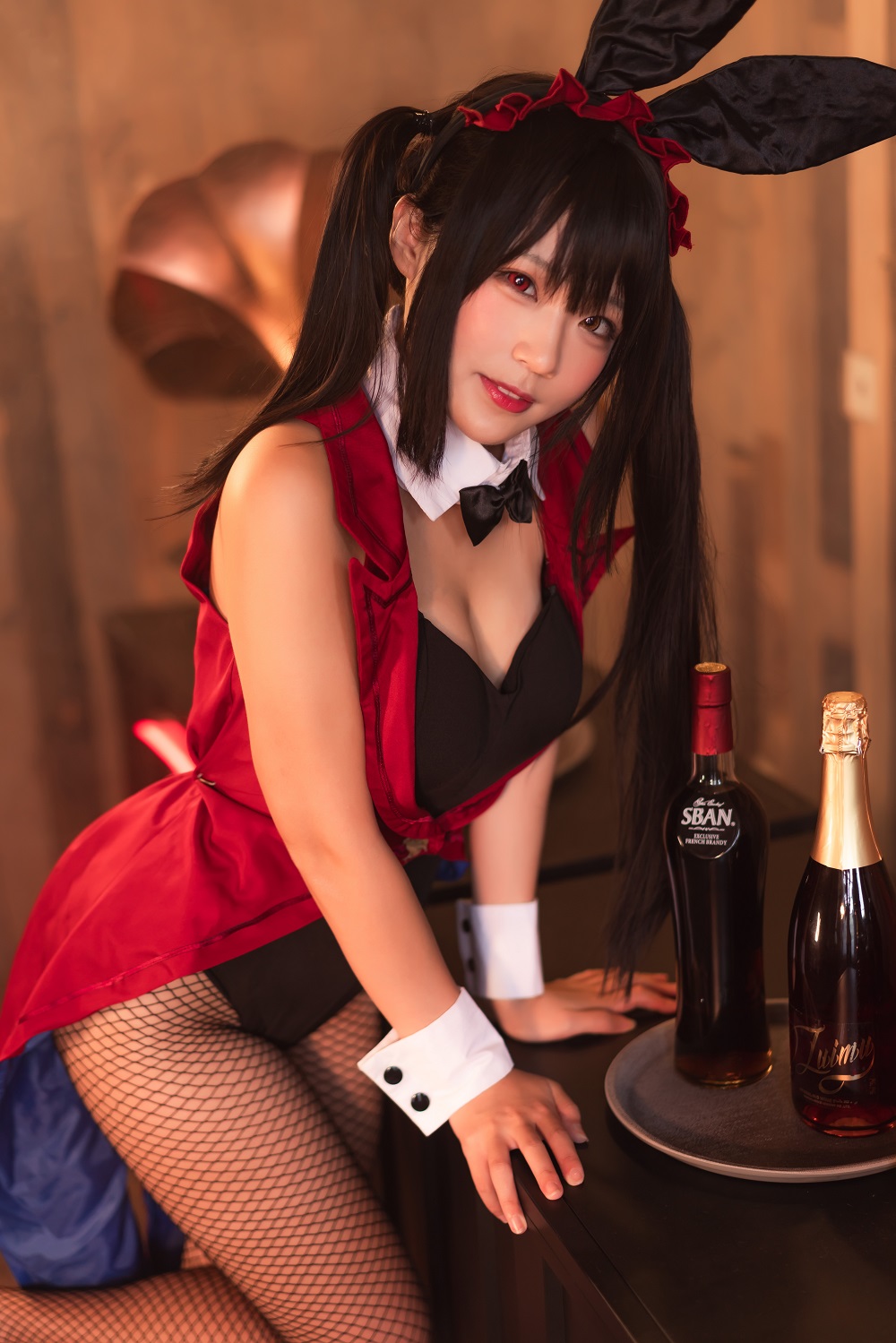 弥美Mime-约会大作战-时崎狂三兔女郎[29P] COS网红博主 预览2图