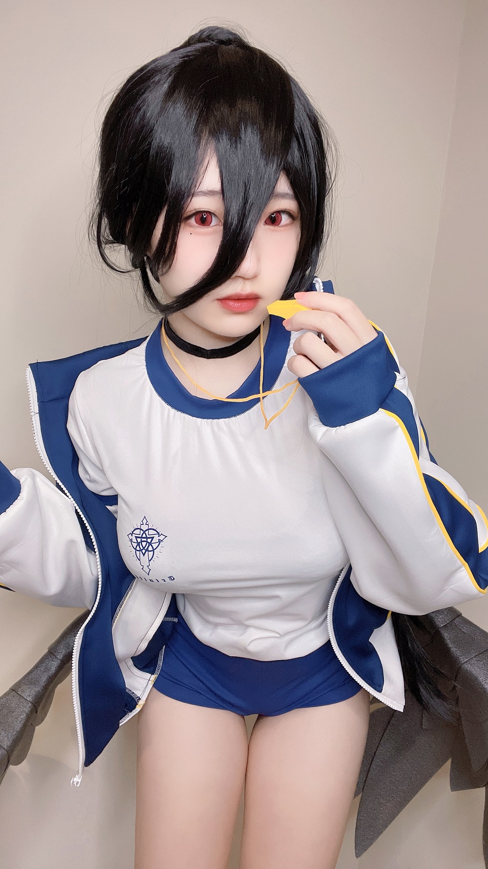 弥美Mime-蔚蓝档案-羽川莲见体操服[15P] COS网红博主 预览1图
