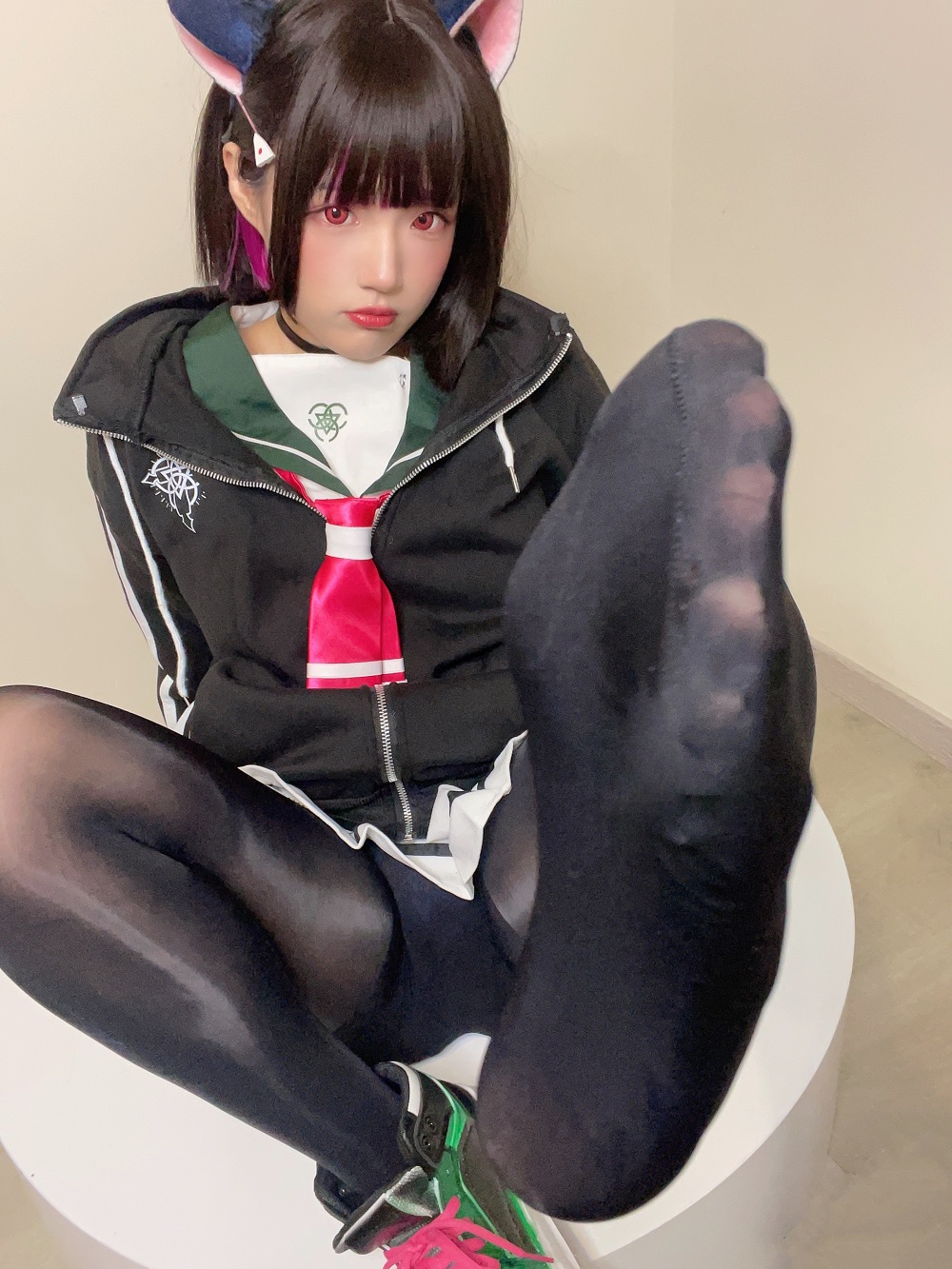弥美Mime-蔚蓝档案-杏山和纱[25P] COS网红博主 预览2图