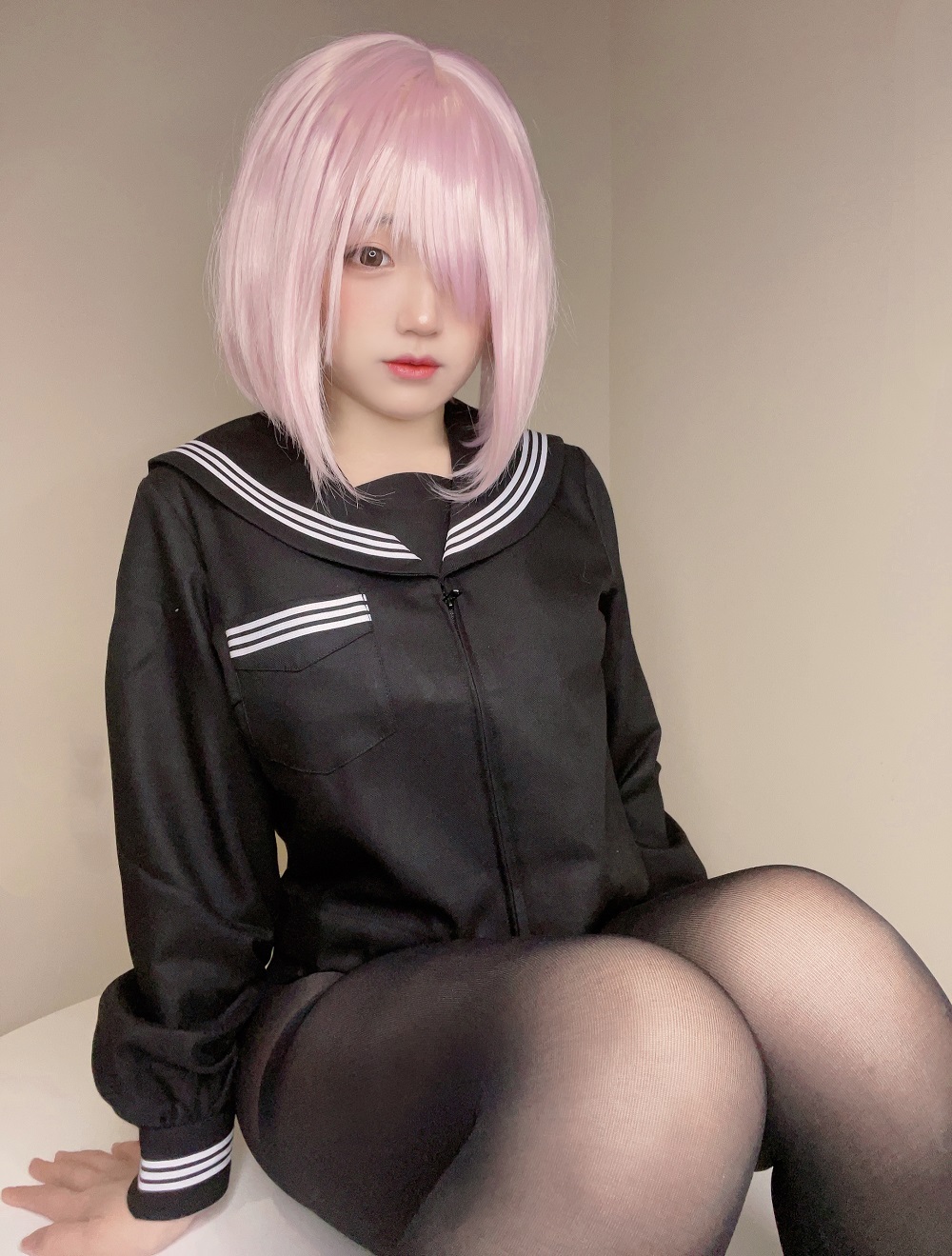 弥美Mime-FGO-玛修JK[40P] COS网红博主 预览1图