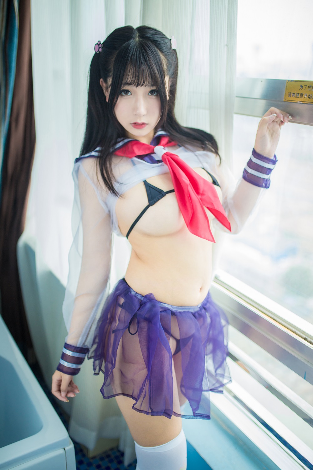 猫九酱Sakura-刀舞[68P] COS网红博主 预览1图