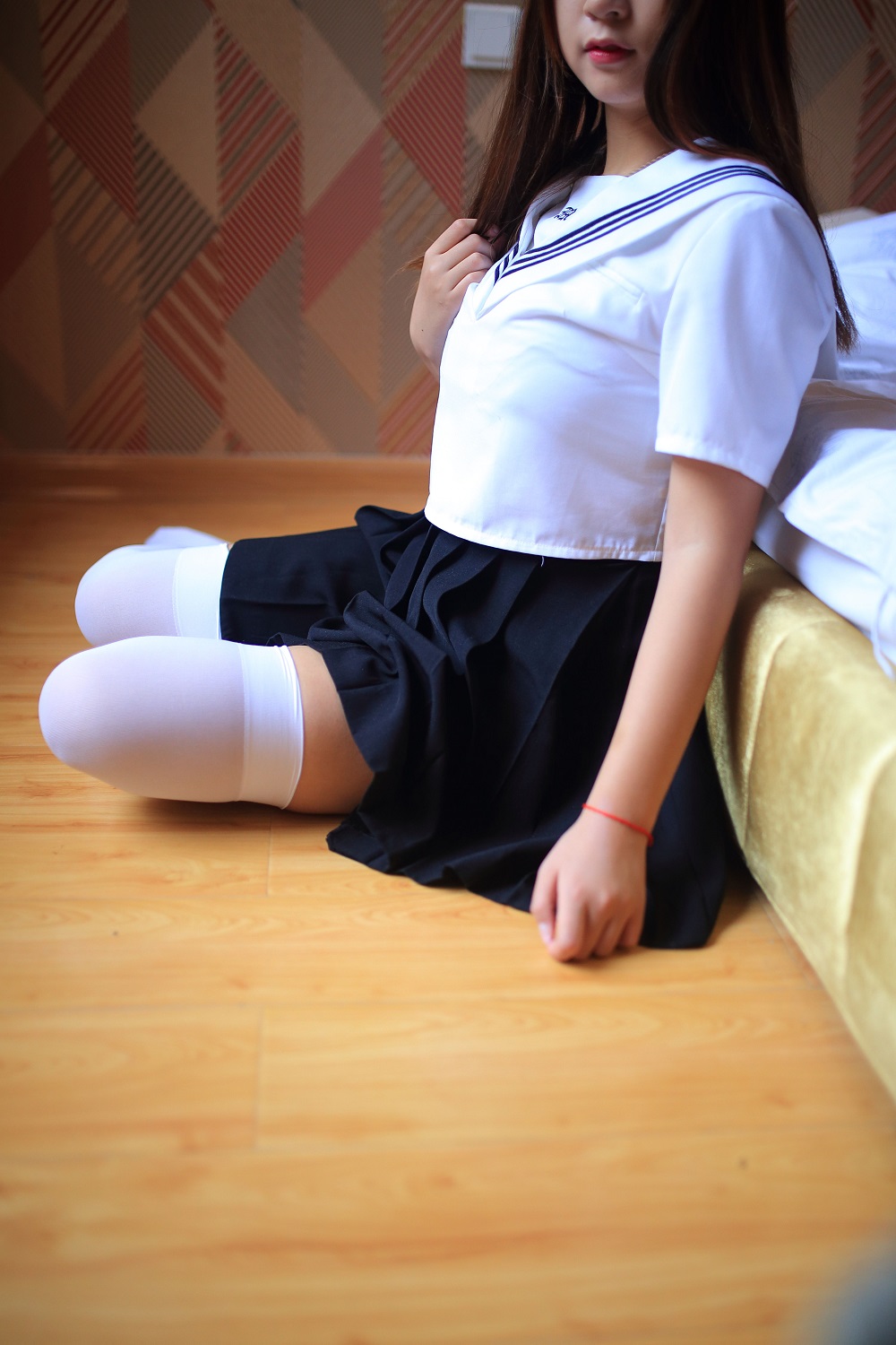 猫九酱Sakura-私拍摄影-JK水手服[35P] COS网红博主 预览2图