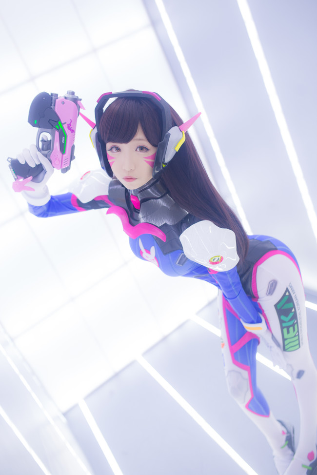 青青子Js-守望先锋-D.va[12P] COS网红博主 预览2图
