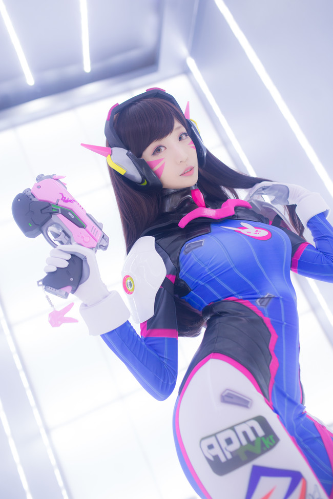 青青子Js-守望先锋-D.va[12P] COS网红博主 预览1图