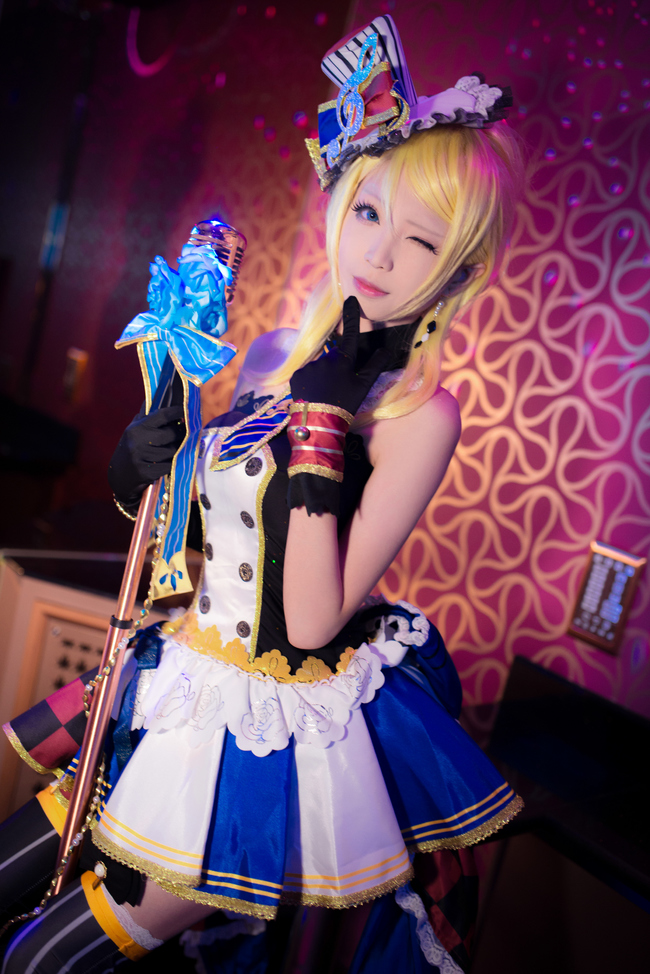 青青子Js-LoveLive-绚濑绘里女仆[8P] COS网红博主 预览2图