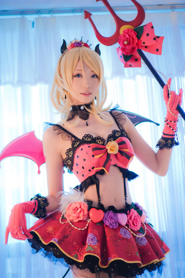 青青子Js-LoveLive-绚濑绘里小恶魔[9P] COS网红博主 预览1图