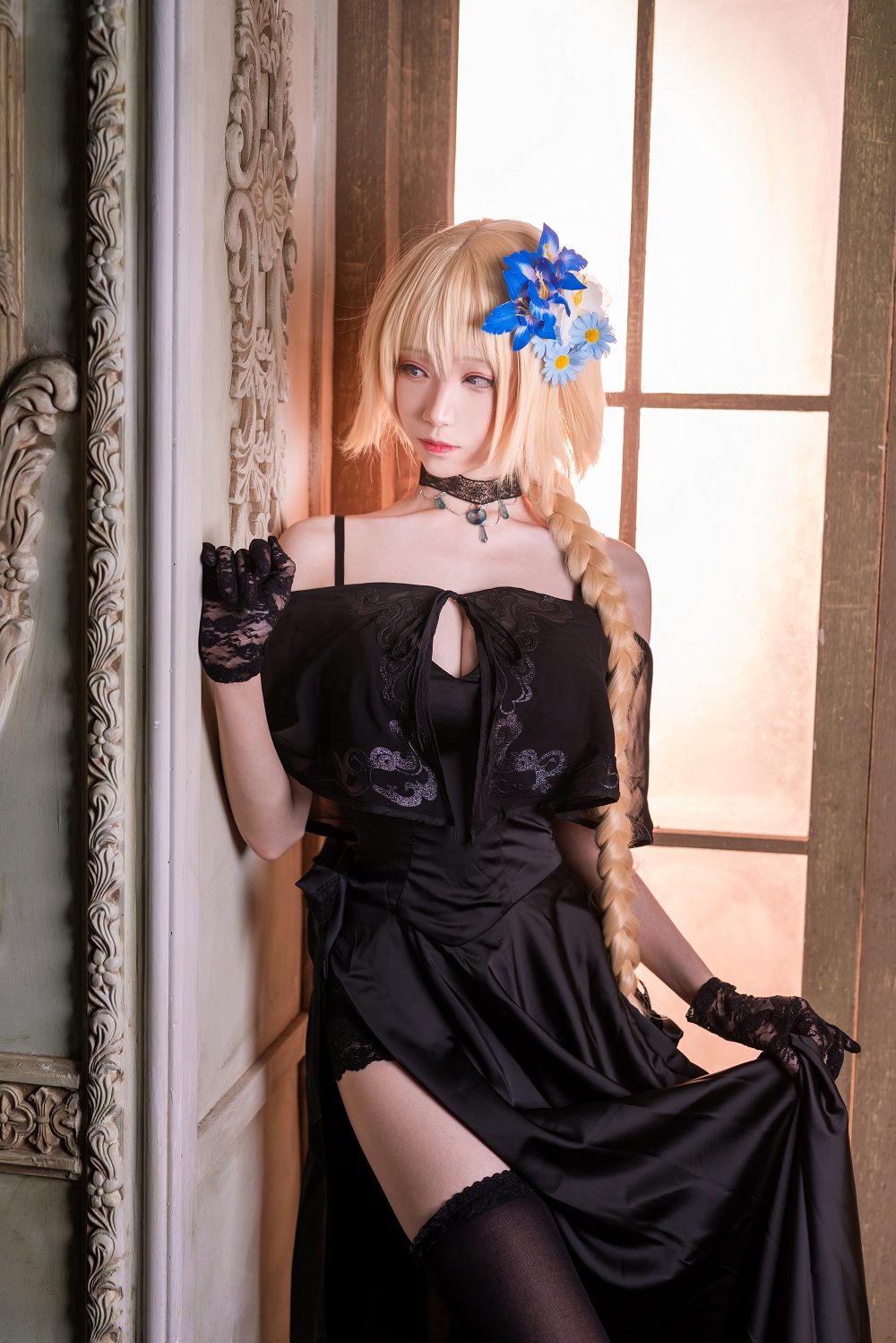 青青子Js-FGO-白贞德礼服[13P] COS网红博主 预览1图
