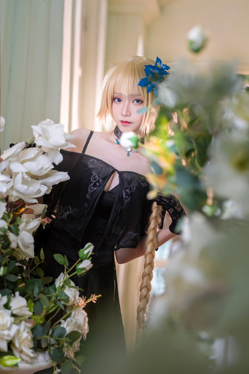 青青子Js-FGO-白贞德礼服[13P] COS网红博主 预览2图