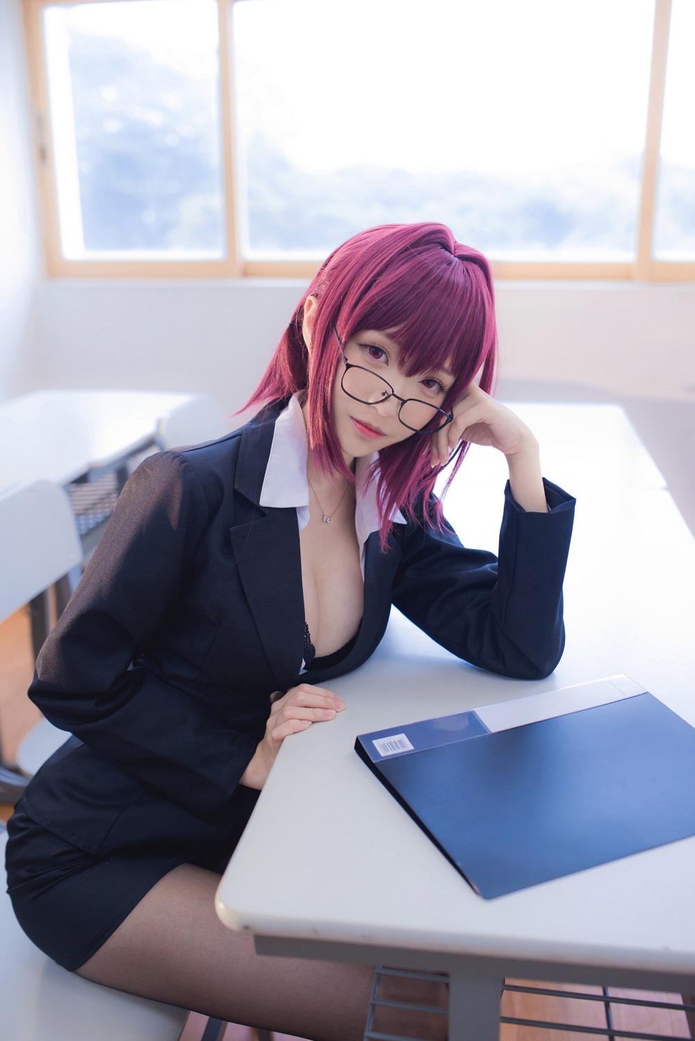 青青子Js-FGO-斯卡哈教师[9P] COS网红博主 预览2图