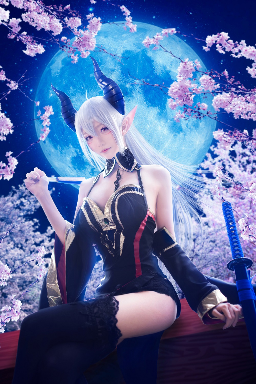 青青子Js-蒂雅娘[8P] COS网红博主 预览1图
