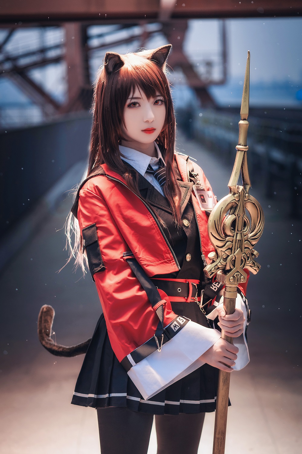弥音音ww-明日方舟-天火[16P] COS网红博主 预览2图