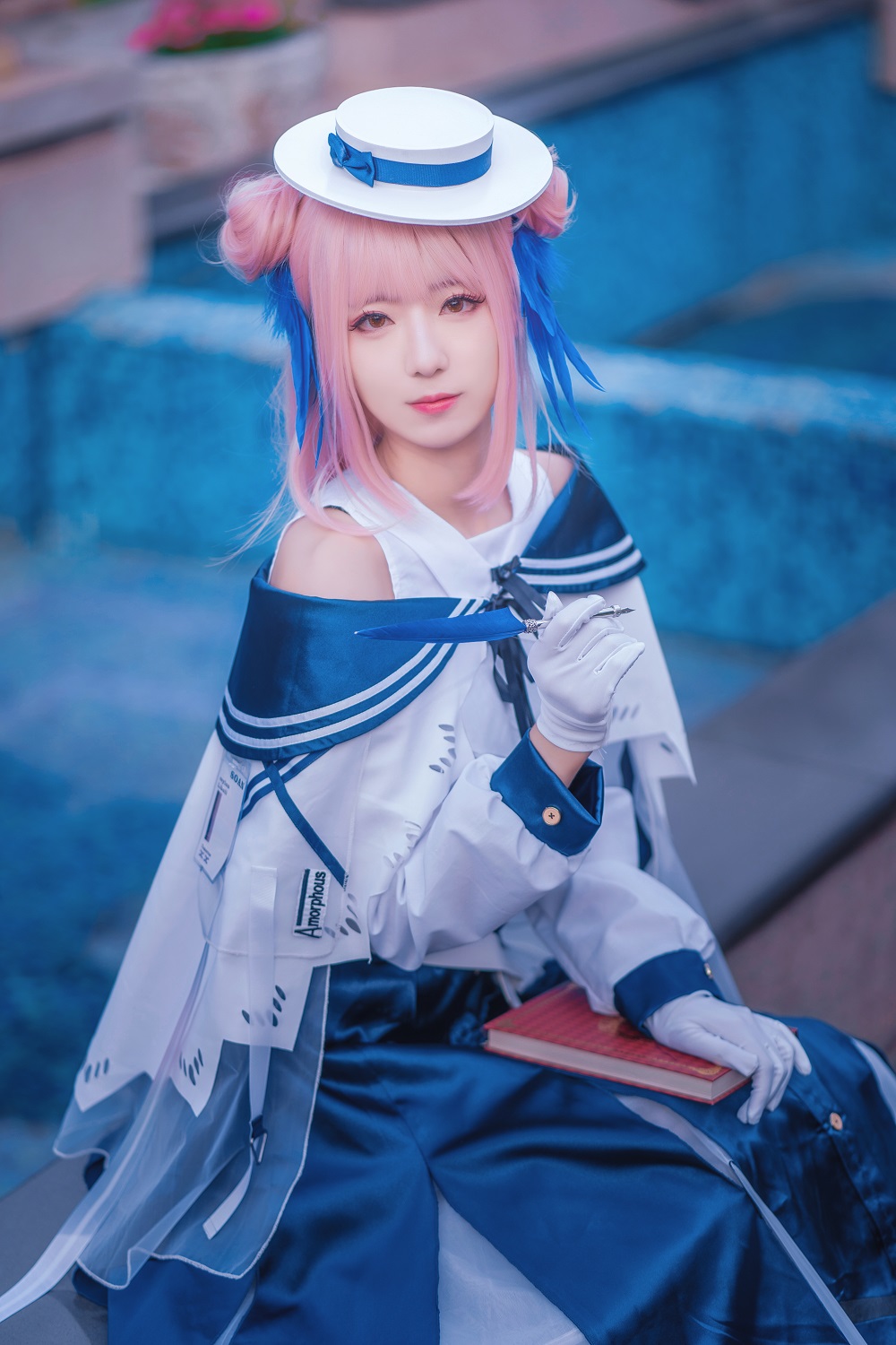 弥音音ww-明日方舟-锡兰[15P] COS网红博主 预览1图