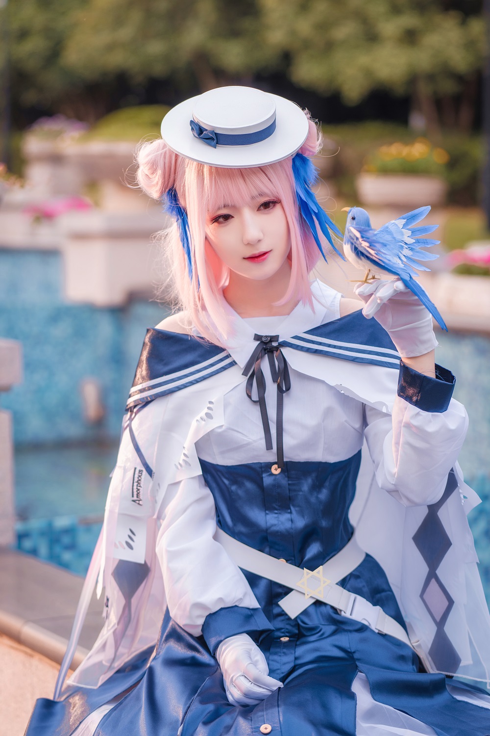 弥音音ww-明日方舟-锡兰[15P] COS网红博主 预览2图
