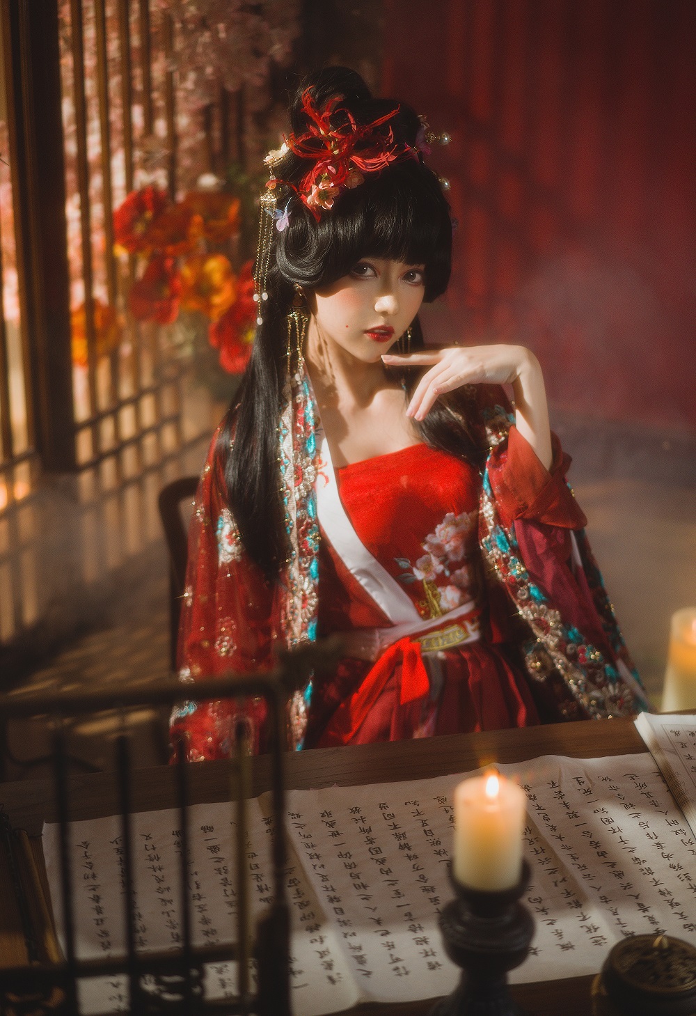 凛子酱-扶绸衣庄[26P] COS网红博主 预览2图