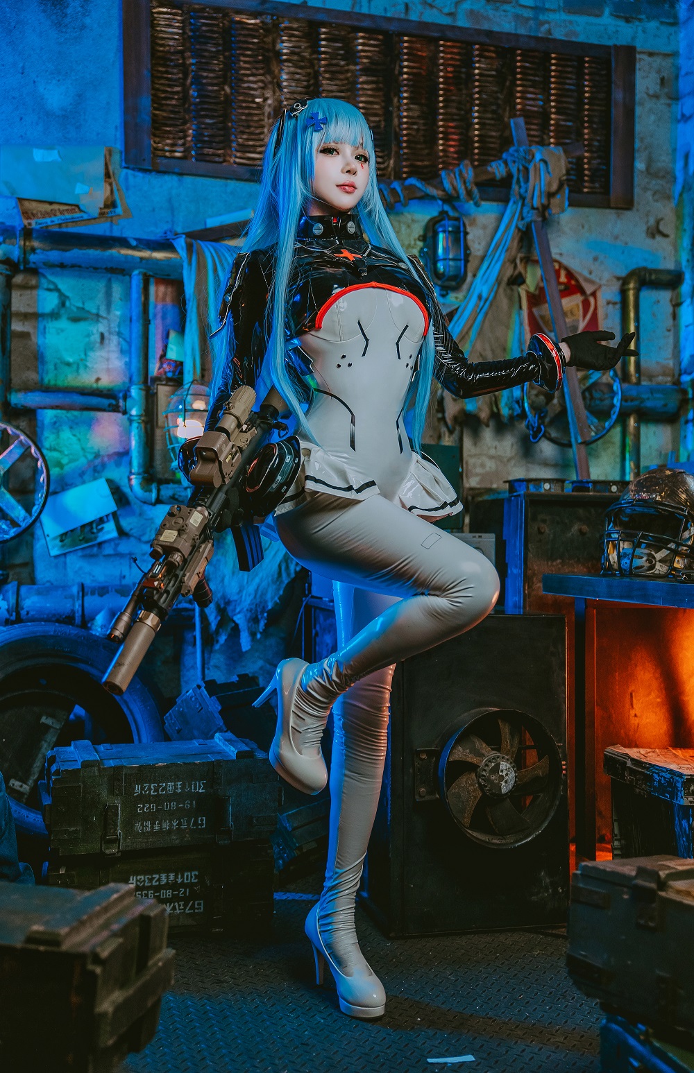 凛子酱-少女前线-HK416作战服[27P] COS网红博主 预览2图