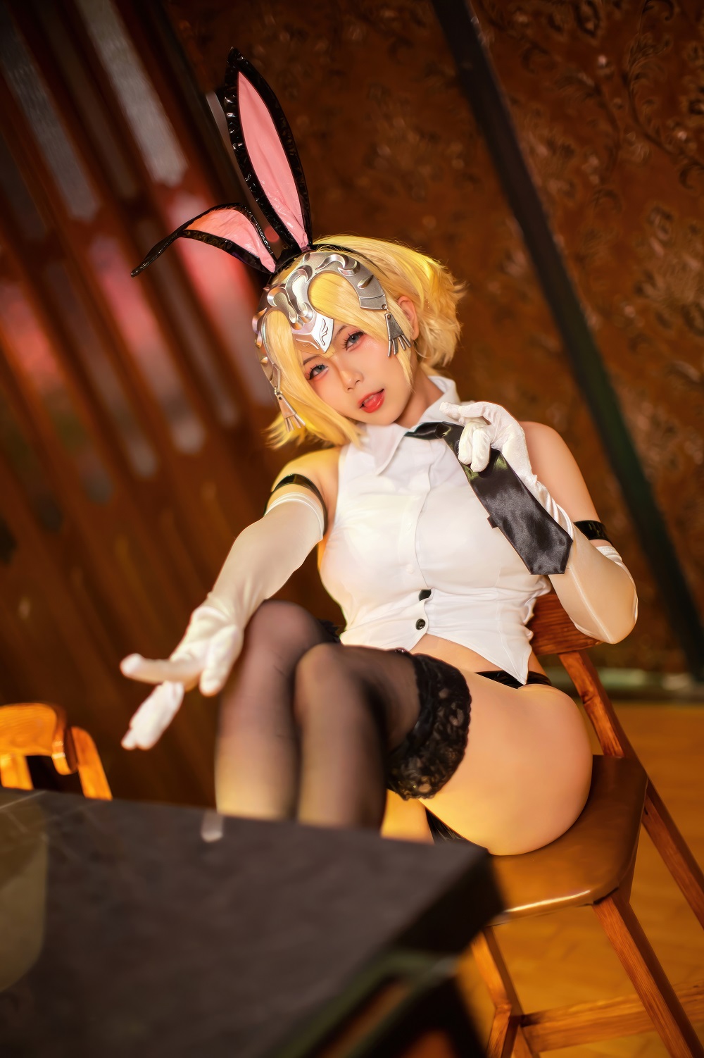 修修猫ww-FGO-贞德兔女郎[16P] COS网红博主 预览2图