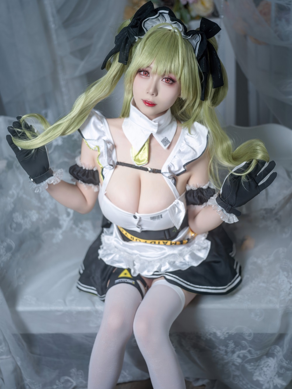 修修猫ww-Nikke胜利女神-索达女仆[13P] COS网红博主 预览2图